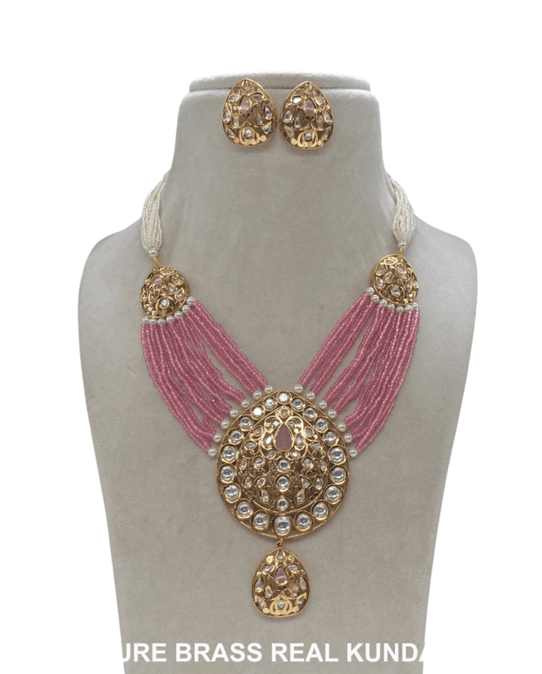 Necklace long & prime Kundan Beads - Image 3
