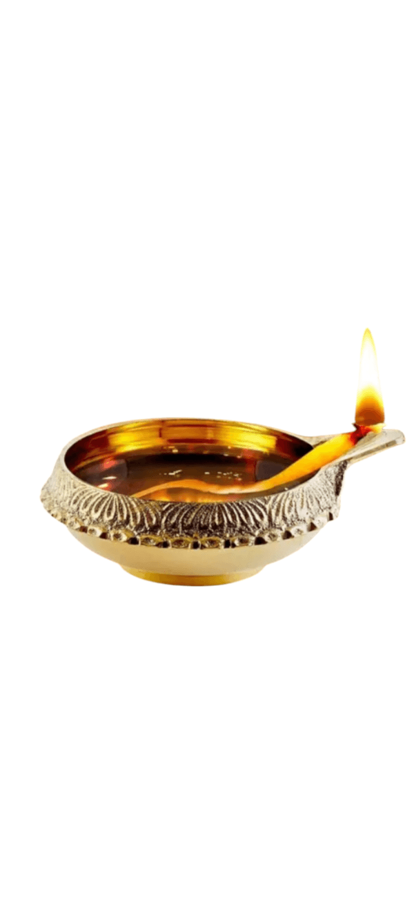 Brass Diya for festival - Image 2