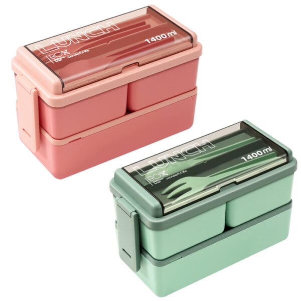 3-in-1 Compartment Lunch Box - Image 2