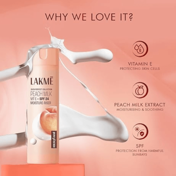 Lakme Peach Milk Ceramide Moisturizer - Image 3