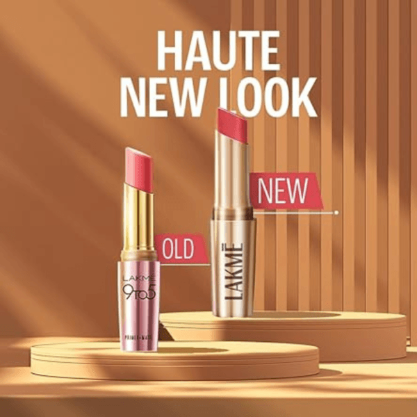 Lakme 9TO5 Primer + Matte Lip Color MP7 Blushing Nude, 3.6 g - Image 2