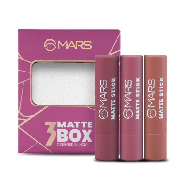 Matte Box Set of 3 Lipsticks