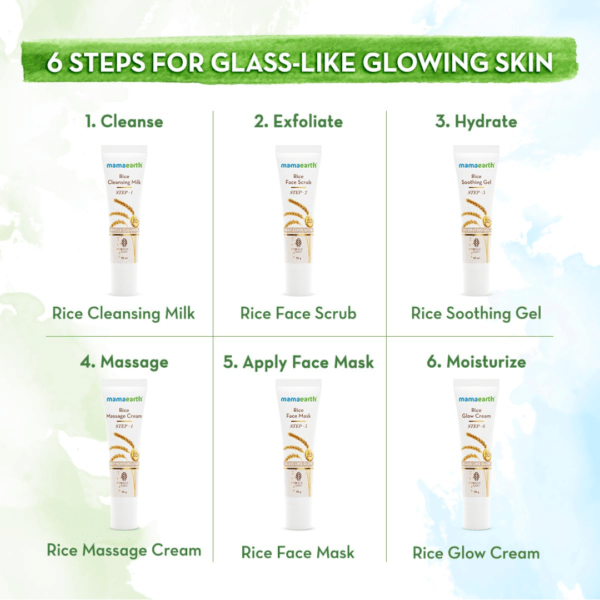 Mamaearth Rice Facial Kit - Image 3
