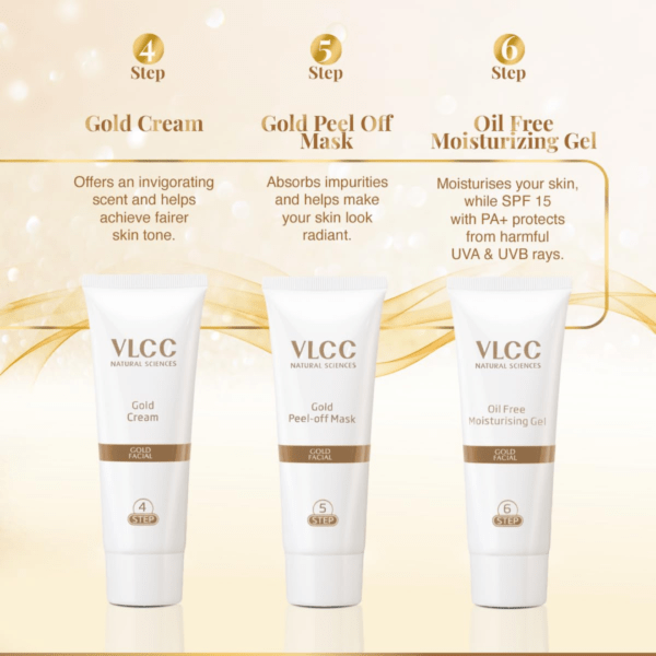 VLCC Gold Facial Kit - Image 3