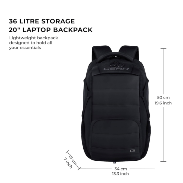 Water Restant Office Laptop Backpack - Image 2