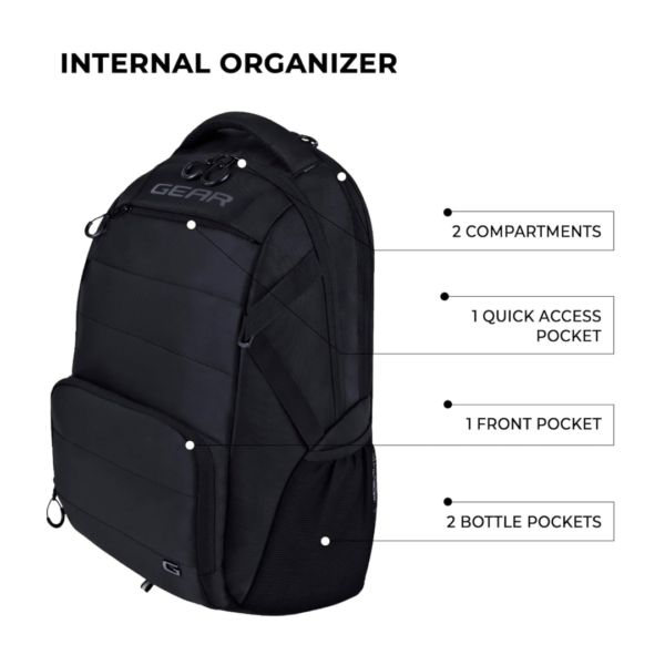 Water Restant Office Laptop Backpack - Image 3